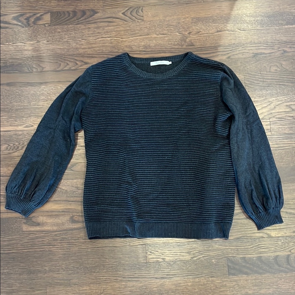Striped Black and Blue Sweater